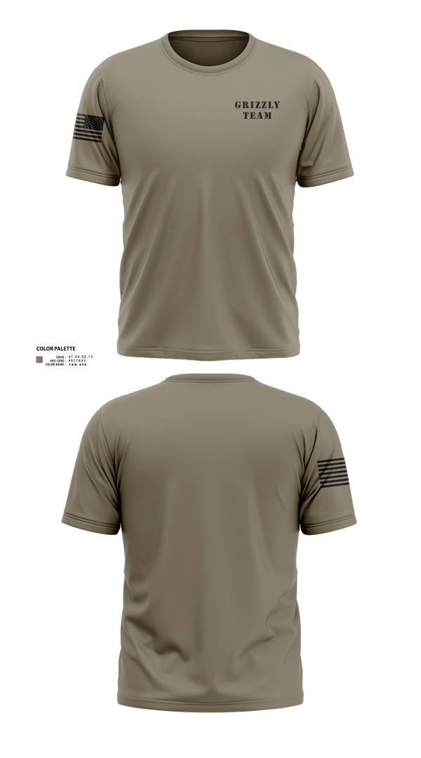 Grizzly Team Short Sleeve Performance Shirt - 21