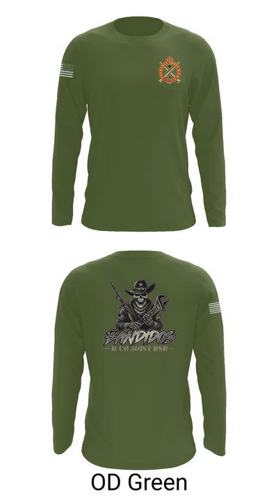 501st BSB, B Company 7979592 Long Sleeve Performance Shirt 46