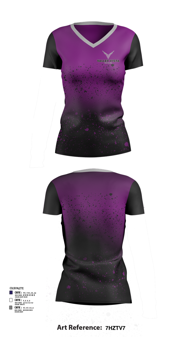 Womens Short Sleeve Vneck Shirt, Valley Vista Girls Soccer, Women's Soccer, Teamtime, Team time, sublimation, custom sports apparel, team uniforms, spirit wear, spiritwear, sports uniforms, custom shirts, team store, custom team store, fundraiser sports, apparel fundraiser