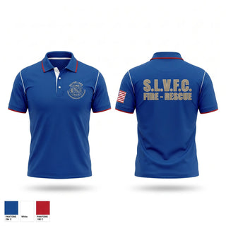 Short Sleeve Performance Polo, Silver Lake Volunteer Fire Company, Fire Department, Teamtime, Team time, sublimation, custom sports apparel, team uniforms, spirit wear, spiritwear, sports uniforms, custom shirts, team store, custom team store, fundraiser sports, apparel fundraiser