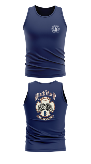 Tank Top, Engine 8, Fire Department, Teamtime, Team time, sublimation, custom sports apparel, team uniforms, spirit wear, spiritwear, sports uniforms, custom shirts, team store, custom team store, fundraiser sports, apparel fundraiser