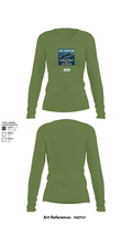 BESS 9465728 Women's Long Sleeve V-neck Shirt - 40
