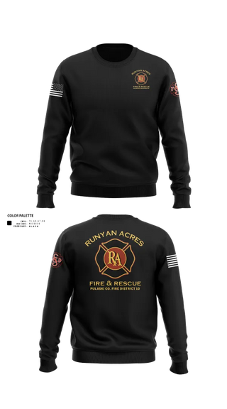 Crew Neck Sweatshirt, RUNYAN ACRES FIRE DEPARTMENT, , Teamtime, Team time, sublimation, custom sports apparel, team uniforms, spirit wear, spiritwear, sports uniforms, custom shirts, team store, custom team store, fundraiser sports, apparel fundraiser