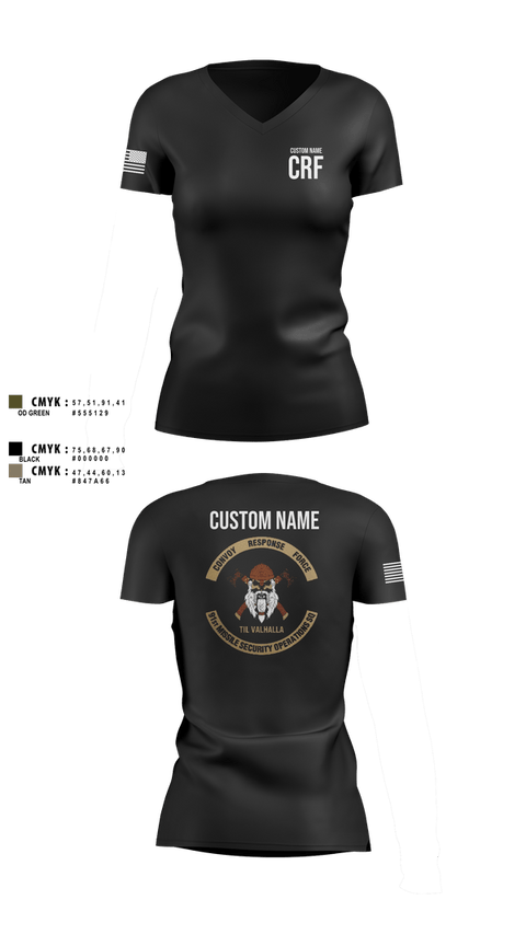 Womens Short Sleeve Vneck Shirt, 91 MSOS CRF, Air Force, Teamtime, Team time, sublimation, custom sports apparel, team uniforms, spirit wear, spiritwear, sports uniforms, custom shirts, team store, custom team store, fundraiser sports, apparel fundraiser