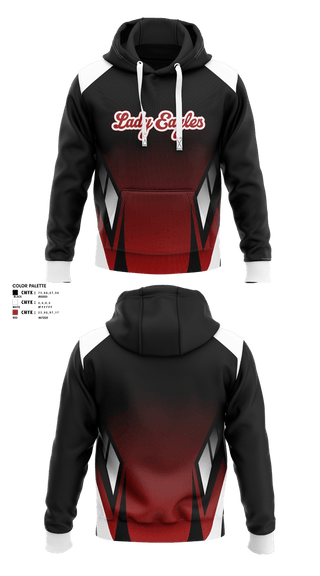 Hoodie, Lady Eagles, Women's Basketball, Teamtime, Team time, sublimation, custom sports apparel, team uniforms, spirit wear, spiritwear, sports uniforms, custom shirts, team store, custom team store, fundraiser sports, apparel fundraiser