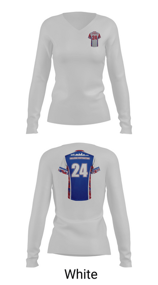 Womens Long Sleeve Vneck Shirt, Sullivan Contracting, Softball, Teamtime, Team time, sublimation, custom sports apparel, team uniforms, spirit wear, spiritwear, sports uniforms, custom shirts, team store, custom team store, fundraiser sports, apparel fundraiser