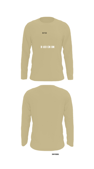 Long Sleeve Performance Shirt, B 103 EN BN, National Guard, Teamtime, Team time, sublimation, custom sports apparel, team uniforms, spirit wear, spiritwear, sports uniforms, custom shirts, team store, custom team store, fundraiser sports, apparel fundraiser