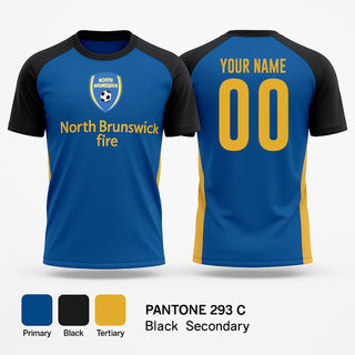 Mens Soccer Jersey, North Brunswick fire, Men's Soccer, Teamtime, Team time, sublimation, custom sports apparel, team uniforms, spirit wear, spiritwear, sports uniforms, custom shirts, team store, custom team store, fundraiser sports, apparel fundraiser