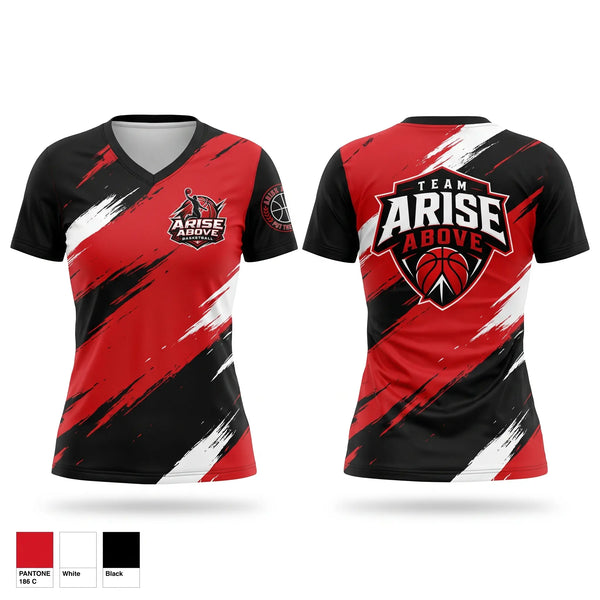 Arise Above Women's Short Sleeve V-neck Shirt - 1