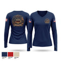 Community Fire Company Women's Long Sleeve V-neck Shirt - 1