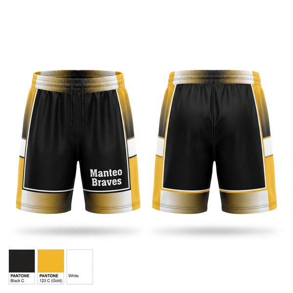 Mens Basketball Shorts, Manteo Braves, Women's Basketball, Teamtime, Team time, sublimation, custom sports apparel, team uniforms, spirit wear, spiritwear, sports uniforms, custom shirts, team store, custom team store, fundraiser sports, apparel fundraiser