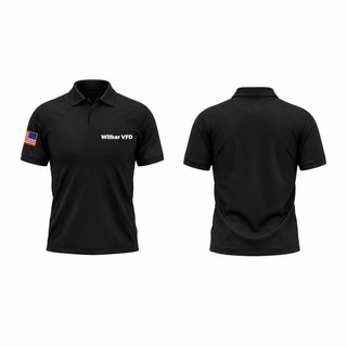 Short Sleeve Performance Polo, Wilbar VFD, Fire Department, Teamtime, Team time, sublimation, custom sports apparel, team uniforms, spirit wear, spiritwear, sports uniforms, custom shirts, team store, custom team store, fundraiser sports, apparel fundraiser