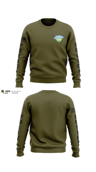 Crew Neck Sweatshirt, Police, Police, Teamtime, Team time, sublimation, custom sports apparel, team uniforms, spirit wear, spiritwear, sports uniforms, custom shirts, team store, custom team store, fundraiser sports, apparel fundraiser