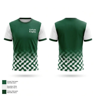 Short Sleeve Performance Shirt, Exhalt Eagles, Cheer, Teamtime, Team time, sublimation, custom sports apparel, team uniforms, spirit wear, spiritwear, sports uniforms, custom shirts, team store, custom team store, fundraiser sports, apparel fundraiser