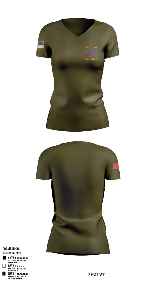 Womens Short Sleeve Vneck Shirt, Scouts BSA, Spirit Store, Teamtime, Team time, sublimation, custom sports apparel, team uniforms, spirit wear, spiritwear, sports uniforms, custom shirts, team store, custom team store, fundraiser sports, apparel fundraiser