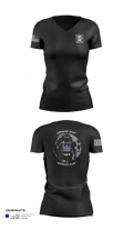 4th Precinct 85110542 Women's Short Sleeve V-neck Shirt - 71