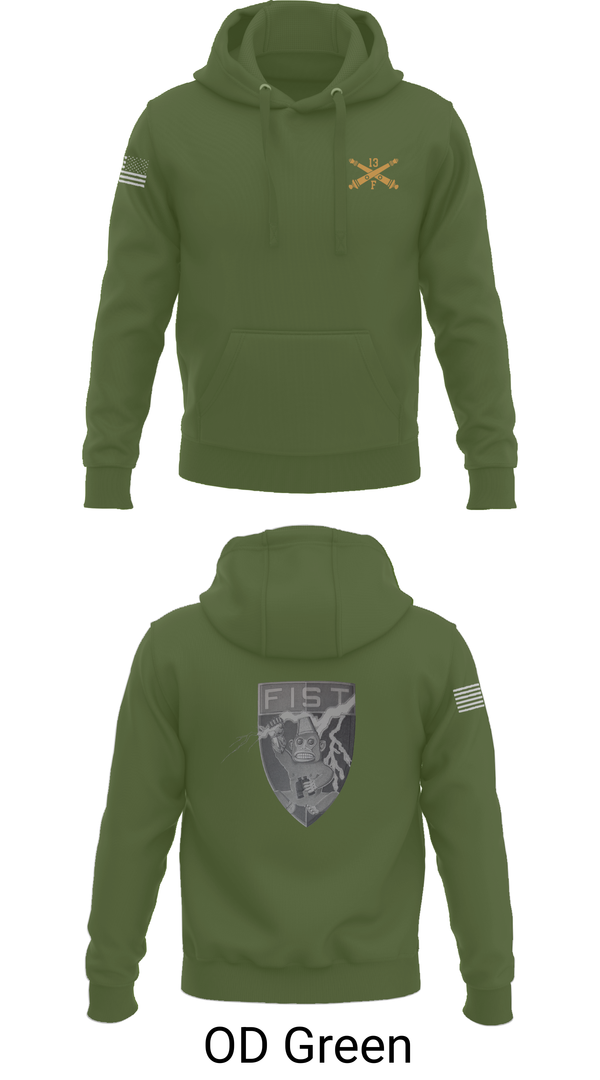 Hoodie, HHB 113th FA / FIST, , Teamtime, Team time, sublimation, custom sports apparel, team uniforms, spirit wear, spiritwear, sports uniforms, custom shirts, team store, custom team store, fundraiser sports, apparel fundraiser
