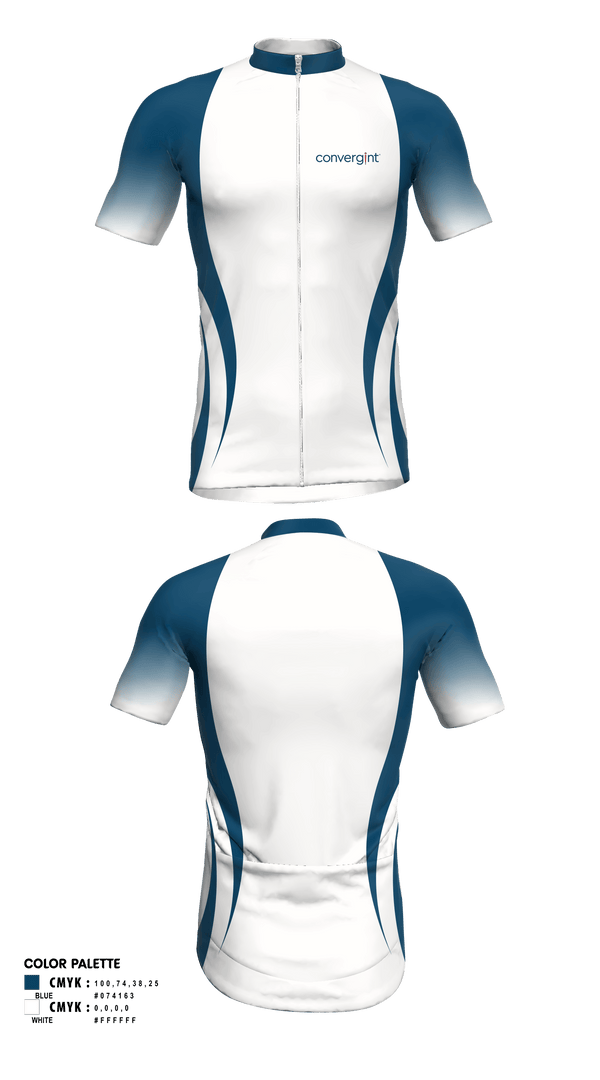 Cycling Jersey, Convergint Pelotonia, Cycling, Teamtime, Team time, sublimation, custom sports apparel, team uniforms, spirit wear, spiritwear, sports uniforms, custom shirts, team store, custom team store, fundraiser sports, apparel fundraiser
