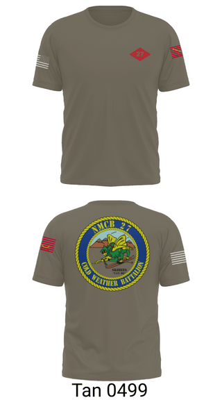 Old School Cotton Feel Shirt, NMCB  27, Navy, Teamtime, Team time, sublimation, custom sports apparel, team uniforms, spirit wear, spiritwear, sports uniforms, custom shirts, team store, custom team store, fundraiser sports, apparel fundraiser