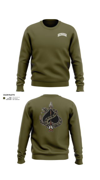 Crew Neck Sweatshirt, 90th Ground Combat Training Squadron, Air Force, Teamtime, Team time, sublimation, custom sports apparel, team uniforms, spirit wear, spiritwear, sports uniforms, custom shirts, team store, custom team store, fundraiser sports, apparel fundraiser