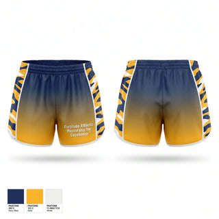 Womens Shorts, Fortitude Athletic Mentorship for Excellence, Softball, Teamtime, Team time, sublimation, custom sports apparel, team uniforms, spirit wear, spiritwear, sports uniforms, custom shirts, team store, custom team store, fundraiser sports, apparel fundraiser