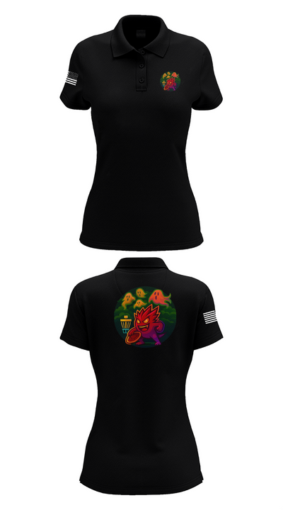 Disc golf 30921940 Women's Short Sleeve Performance Polo  - 16