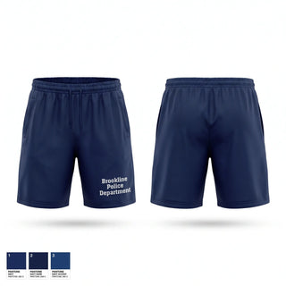 Athletic Shorts With Pockets, Brookline Police Department, Police, Teamtime, Team time, sublimation, custom sports apparel, team uniforms, spirit wear, spiritwear, sports uniforms, custom shirts, team store, custom team store, fundraiser sports, apparel fundraiser