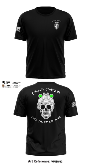 Old School Cotton Feel Shirt, 451 B Co Los Bastardos451 B Co Los Bastardos, Army, Teamtime, Team time, sublimation, custom sports apparel, team uniforms, spirit wear, spiritwear, sports uniforms, custom shirts, team store, custom team store, fundraiser sports, apparel fundraiser