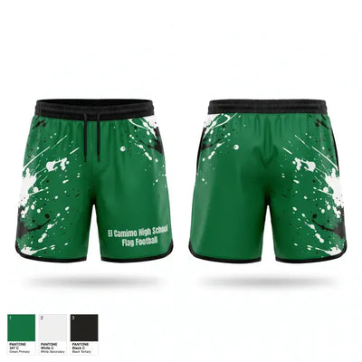El Camimo High School Flag Football 75308351 Athletic Shorts With Pockets - 1