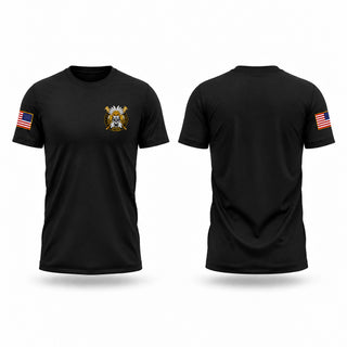 Old School Cotton Feel Shirt, Alpha Company, 312th MI BN, Army, Teamtime, Team time, sublimation, custom sports apparel, team uniforms, spirit wear, spiritwear, sports uniforms, custom shirts, team store, custom team store, fundraiser sports, apparel fundraiser