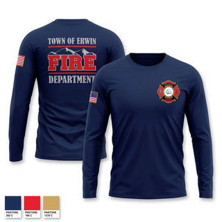 Long Sleeve Performance Shirt, Town of Erwin Fire Department, Fire Department, Teamtime, Team time, sublimation, custom sports apparel, team uniforms, spirit wear, spiritwear, sports uniforms, custom shirts, team store, custom team store, fundraiser sports, apparel fundraiser
