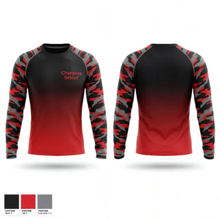 Long Sleeve Performance Shirt, Chargers Select, Baseball, Teamtime, Team time, sublimation, custom sports apparel, team uniforms, spirit wear, spiritwear, sports uniforms, custom shirts, team store, custom team store, fundraiser sports, apparel fundraiser