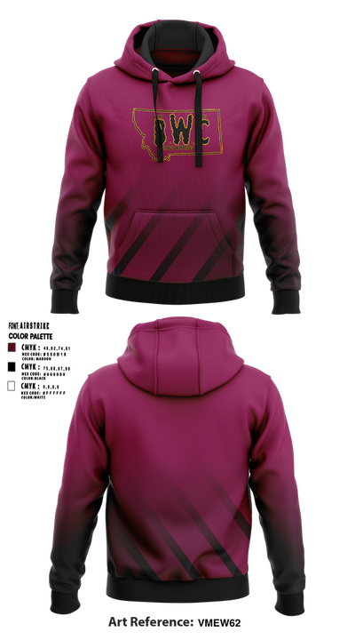 Billings wrestling club 97002410 Hoodie - 1