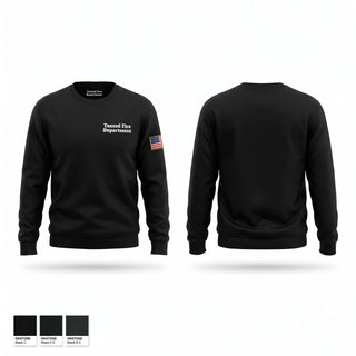 Crew Neck Sweatshirt, Tensed Fire Department, Fire Department, Teamtime, Team time, sublimation, custom sports apparel, team uniforms, spirit wear, spiritwear, sports uniforms, custom shirts, team store, custom team store, fundraiser sports, apparel fundraiser
