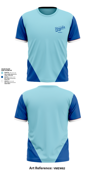 Newtown Royals 40708043 Short Sleeve Performance Shirt - 1