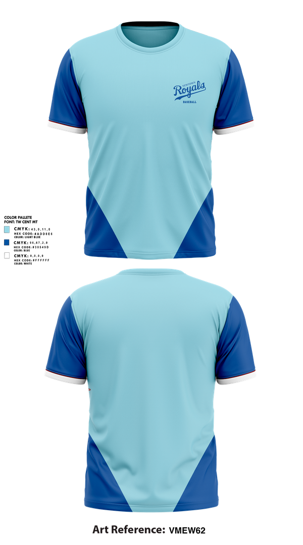 Short Sleeve Performance Shirt, Newtown Royals, Baseball, Teamtime, Team time, sublimation, custom sports apparel, team uniforms, spirit wear, spiritwear, sports uniforms, custom shirts, team store, custom team store, fundraiser sports, apparel fundraiser