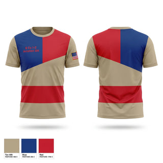Short Sleeve Performance Shirt, B co 12 Aviation BN, Army, Teamtime, Team time, sublimation, custom sports apparel, team uniforms, spirit wear, spiritwear, sports uniforms, custom shirts, team store, custom team store, fundraiser sports, apparel fundraiser