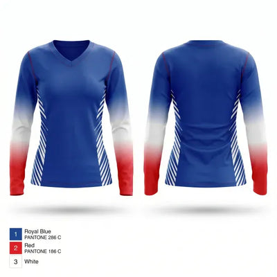 Brooklyn Hares FC 52576140 Women's Long Sleeve V-neck Shirt - 1