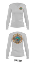 Cedar Bluff Fire Department 52852385 Women's Long Sleeve V-neck Shirt - 11