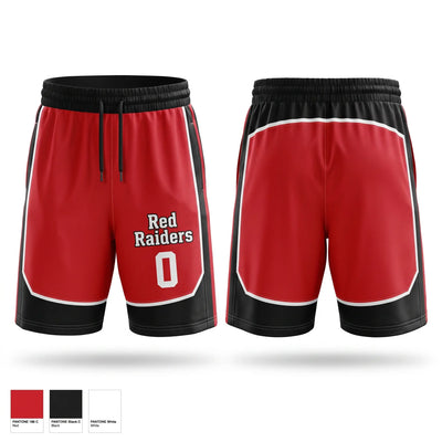 Red Raiders Athletic Shorts With Pockets - 1