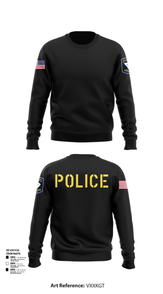 Crew Neck Sweatshirt, New Ellenton Police Department, Police, Teamtime, Team time, sublimation, custom sports apparel, team uniforms, spirit wear, spiritwear, sports uniforms, custom shirts, team store, custom team store, fundraiser sports, apparel fundraiser