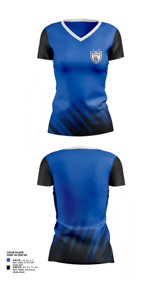 Womens Short Sleeve Vneck Shirt, Trinity Collegiate, Men's Soccer, Teamtime, Team time, sublimation, custom sports apparel, team uniforms, spirit wear, spiritwear, sports uniforms, custom shirts, team store, custom team store, fundraiser sports, apparel fundraiser