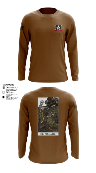 Long Sleeve Performance Shirt, 2ID DIVARTY, Army, Teamtime, Team time, sublimation, custom sports apparel, team uniforms, spirit wear, spiritwear, sports uniforms, custom shirts, team store, custom team store, fundraiser sports, apparel fundraiser