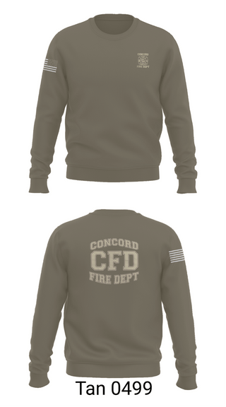 Crew Neck Sweatshirt, Concord Fire Department, Fire Department, Teamtime, Team time, sublimation, custom sports apparel, team uniforms, spirit wear, spiritwear, sports uniforms, custom shirts, team store, custom team store, fundraiser sports, apparel fundraiser