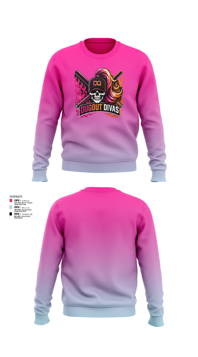 Dugout divas 33189560 Crew Neck Sweatshirt - 5