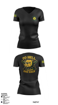 805th military police company 28927208 Women's Short Sleeve V-neck Shirt - 2