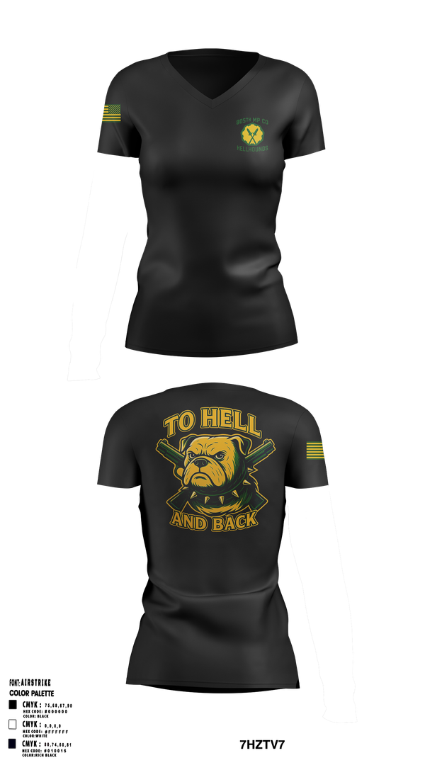 Womens Short Sleeve Vneck Shirt, 805th military police company, , Teamtime, Team time, sublimation, custom sports apparel, team uniforms, spirit wear, spiritwear, sports uniforms, custom shirts, team store, custom team store, fundraiser sports, apparel fundraiser