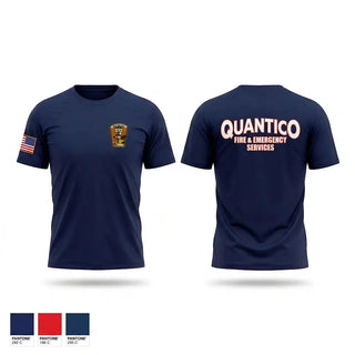 Short Sleeve Performance Shirt, Quantico Fire and Emergency Services, Fire Department, Teamtime, Team time, sublimation, custom sports apparel, team uniforms, spirit wear, spiritwear, sports uniforms, custom shirts, team store, custom team store, fundraiser sports, apparel fundraiser