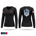 IRS-CI Women's Long Sleeve V-neck Shirt - 1