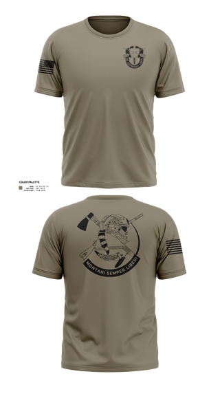 Short Sleeve Performance Shirt, 2/19 SFG (A), Army, Teamtime, Team time, sublimation, custom sports apparel, team uniforms, spirit wear, spiritwear, sports uniforms, custom shirts, team store, custom team store, fundraiser sports, apparel fundraiser
